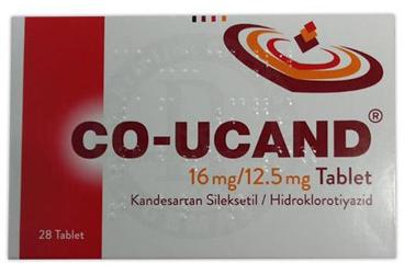 CO-UCAND 16/12.5 mg 28 film tablet { Nobel Sağlık } kutu görseli
