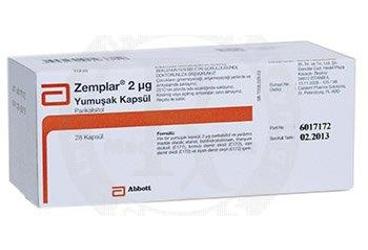 ZEMPLAR 2 mcg 28 yumuşak kapsül kutu görseli