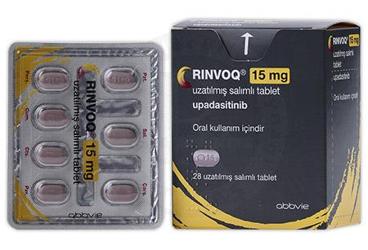RINVOQ 15 mg uzatılmış salınımlı tablet (28 adet) kutu görseli