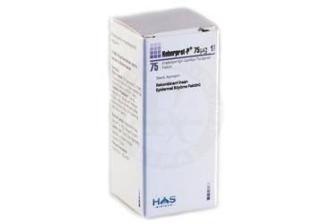HEBERPROT-P 75 mg enjeksiyon için liyofilize toz içeren 1 flakon kutu görseli