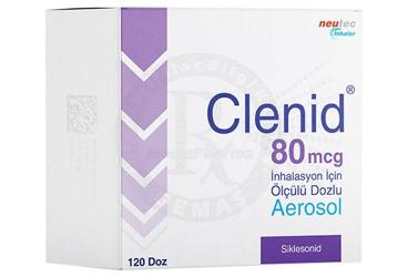 CLENID 80 mcg inhilasyon için ölçülü dozlu aerosol 120 doz kutu görseli