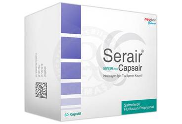 SERAIR 50/250 mcg inhilasyon için toz 60 doz { Neutec Inhaler } kutu görseli