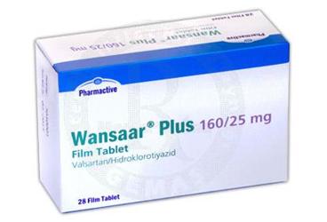 WANSAAR PLUS 160/25 mg 28 film tablet kutu görseli