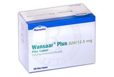 WANSAAR PLUS 320/12.5 mg 28 film tablet kutu görseli