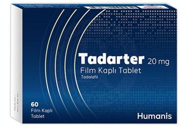 TADARTER 20 mg film kaplı tablet (60 tablet) kutu görseli