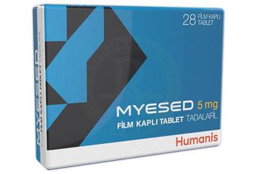 MYESED 5 mg film kaplı tablet (28 tablet) kutu görseli