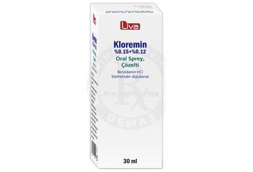 KLOREMIN oral sprey 30 ml kutu görseli