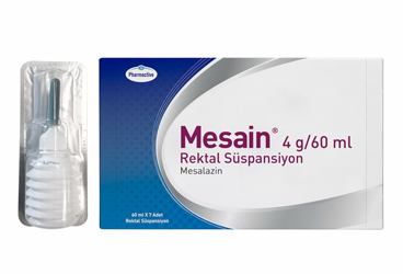MESAIN 4 G/60 ml 7 rektal süspansiyon kutu görseli