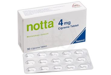 NOTTA 4 mg 90 çiğneme tableti { Arven } kutu görseli