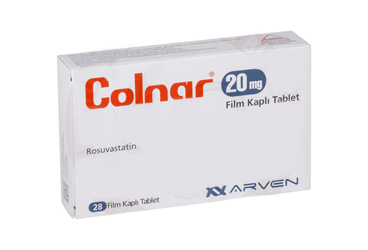 COLNAR 20 mg 90 film kaplı tablet { Arven } kutu görseli