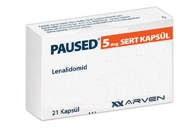 PAUSED 5 mg 21 sert kapsül kutu görseli