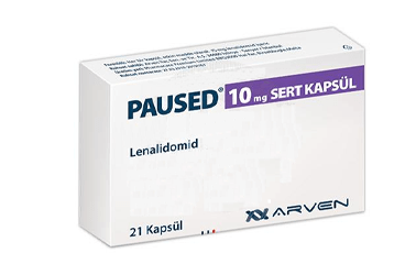 PAUSED 10 mg 21 sert kapsül kutu görseli