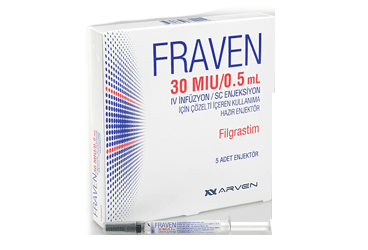 FRAVEN 30 miu/5 ml infüzyon/SC enjeksiyon için çözelti içeren kullanımahazır 3 enjektör kutu görseli