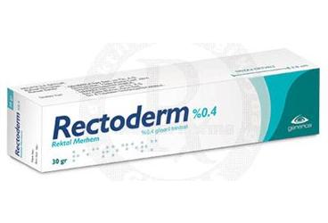 RECTODERM %0.4 rektal merhem 30 G kutu görseli