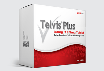 TELVIS PLUS 80/12.5 84 tablet { Neutec Inhaler } kutu görseli