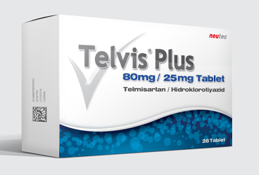 TELVIS PLUS 80/25 84 tablet { Neutec Inhaler } kutu görseli