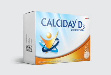 CALCIDAY D3 1200 mg/800 IU 90 efervesan tablet { Neutec Inhaler } kutu görseli