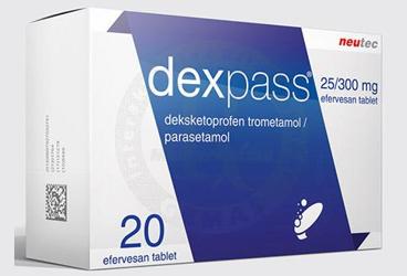 DEXPAS 25/300 mg 20 efervesan tablet kutu görseli