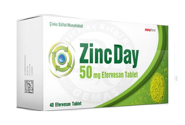 ZINCODAY 50 mg 20 efervesan tablet { Neutec Inhaler } kutu görseli