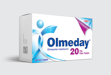 OLMEDAY 20 mg 84 film tablet { Neutec Inhaler } kutu görseli