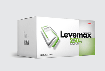 LEVEMAX 250 mg 50 film tablet { Neutec Inhaler } kutu görseli