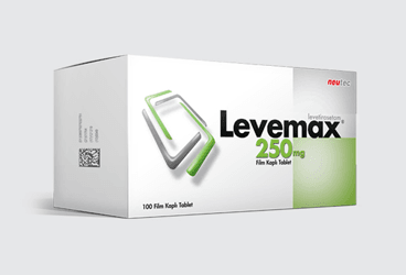 LEVEMAX 250 mg 200 film tablet { Neutec Inhaler } kutu görseli