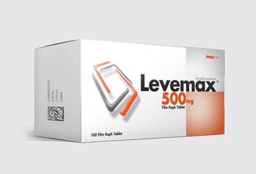 LEVEMAX 500 mg 200 film tablet { Neutec Inhaler } kutu görseli