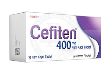 CEFITEN 400 mg 10 film tablet { Neutec Inhaler } kutu görseli