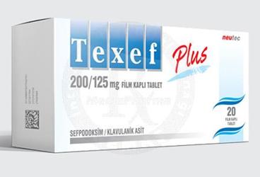 INFEX PLUS 200/125 mg 20 film kaplı tablet { Neutec Inhaler } kutu görseli