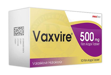 VAXVIRE 500 mg 10 film kaplı tablet { Neutec Inhaler } kutu görseli