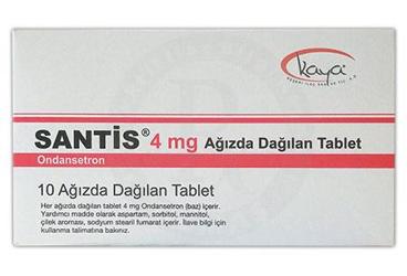 SANTIS 4 mg ağızda dağılan 10 tablet kutu görseli