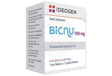 BICNU 100 mg infüzyon için enjeksiyonluk çözelti için toz içeren flakon ve çözücüSU kutu görseli