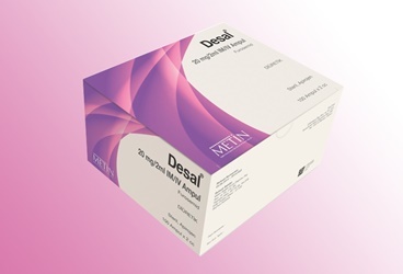 DESAL 20 mg/2 ml IM/IV 100 ampül { Metin Ecza } kutu görseli