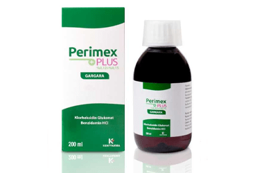 PERIMEX PLUS %0.12+%0.15 gargara (200 ml) kutu görseli