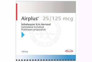 AIRPLUS 25/125 mcg inhilasyon için ölçülü dozlu aerosol 120 doz { Neutec Toplam Kalite } kutu görseli