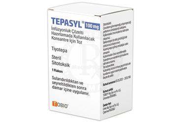 TEPASYL 100 mg infüzyonluk çözelti hazırlamada kullanılacak konsantre için toz (1 flakon) kutu görseli