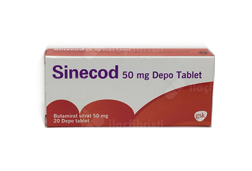 SINECOD DEPO 50 mg 10 tablet { Glaxo-Smithkline-Tuketici } kutu görseli