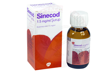 SINECOD 7.5 mg 100 ml şurup { Glaxo-Smithkline-Tuketici } kutu görseli