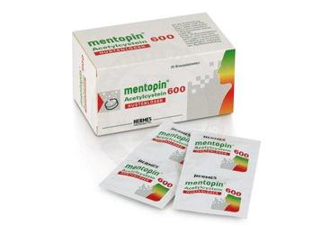 MENTOPIN 600 mg 20 efervesan tablet { Queisser Farma } kutu görseli
