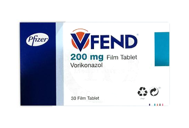VFEND 200 mg 30 film kaplı tablet kutu görseli