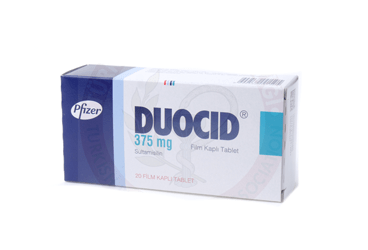 DUOCID 375 mg film kaplı tablet(20 tablet) kutu görseli