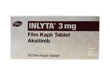 INLYTA 3 mg 56 film kaplı tablet kutu görseli