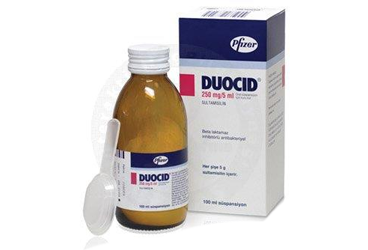 DUOCID 250mg/5ml oral SÜSPANSIYON için kuru toz-70 ml kutu görseli