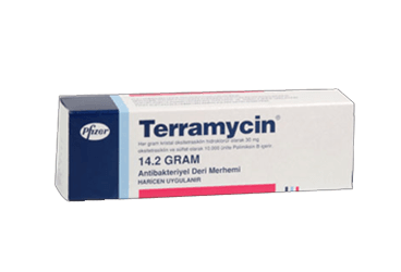 TERRAMYCIN 30 mg / 10.000 IU deri merhemi kutu görseli