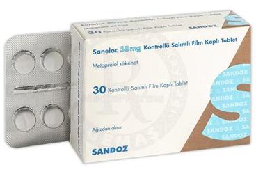 TANELOR 50 mg kontrollü salımlı 30 film kaplı tablet kutu görseli