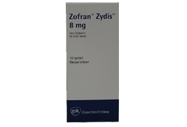 ZOFRAN ZYDIS 8 MG hızlı çözünen dil üstü tablet kutu görseli