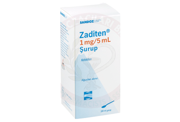 ZADITEN 1 mg/ 5 ml 100 ml şurup { Sandoz } kutu görseli