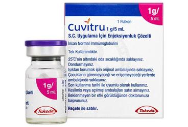 CUVITRU 1 G/5 ml S.C. UYGULAMA için enjeksiyonluk çözelti kutu görseli