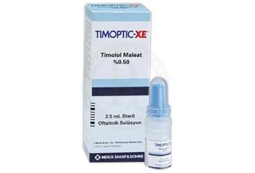 TIMOPTIC-XE %0.5 2.5 ml solüsyon kutu görseli