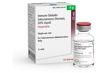HIZENTRA 4 G/20 ml S.C. UYGULAMA için enjeksiyonluk çözelti (1 flakon) kutu görseli